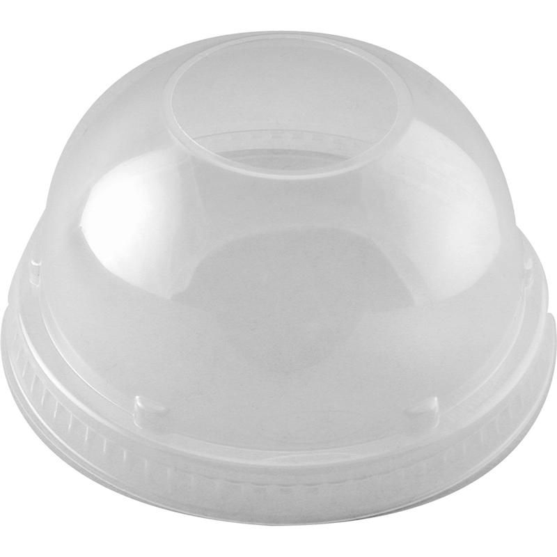 Dome Lid with Hole for 16, 20 and 24 oz. Stewart's Packaging, Inc